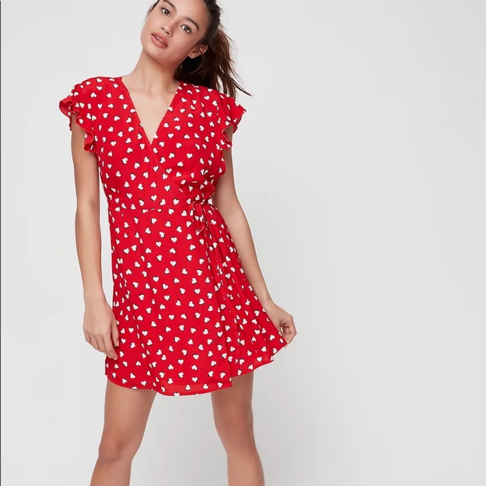 Aritzia Sunday Best Maude Heart Dress